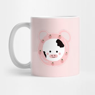 Peach Cow Mug